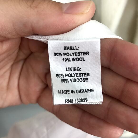 EAVES The Jacintha Faux Fur Coat L Womens Tie Waist Belt Open Front Longline NWD - Picture 6 of 8